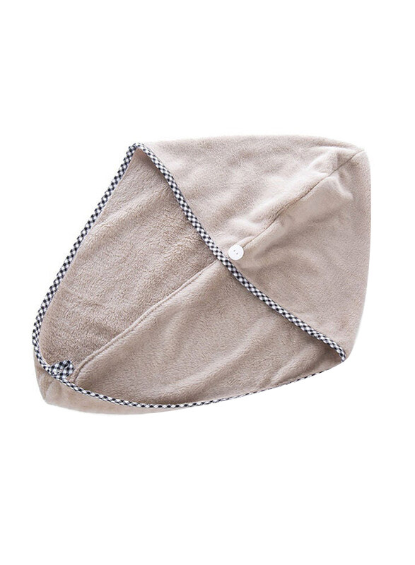 

Generic Drying Hair Towel Wrap for All Hair Types, Khaki