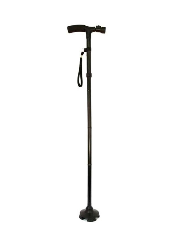 

Generic Foldable Walking Stick With LED Light, Black