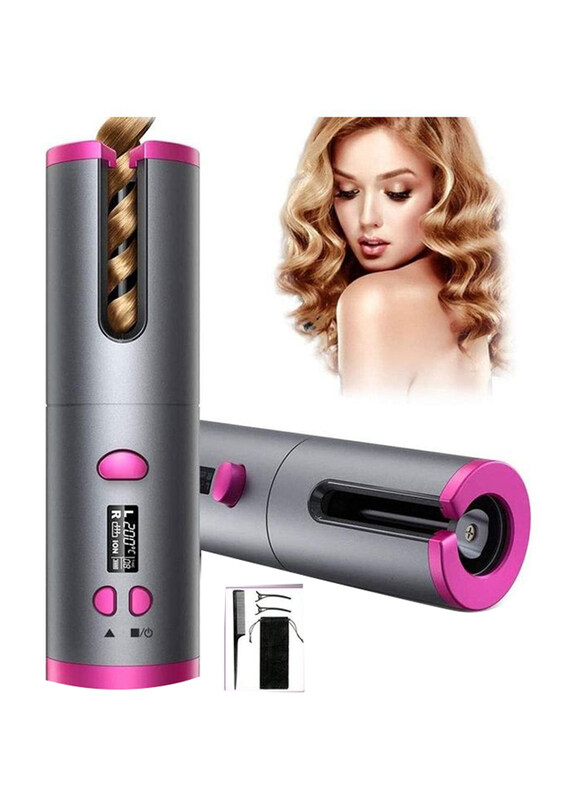 

Xiuwoo Cordless Hair Curler, Silver