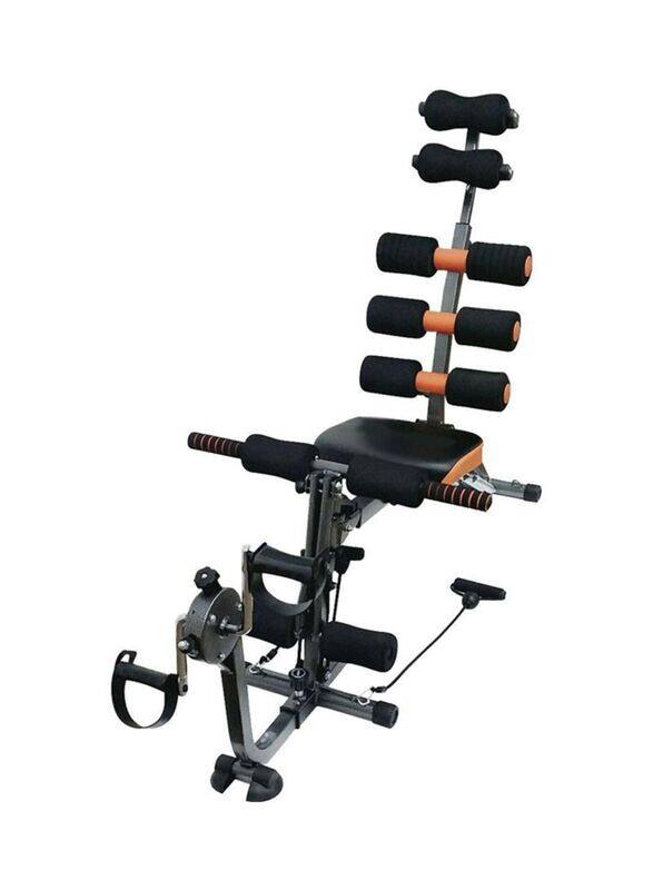 

Generic Ab Training Six Back Bench with Pedal, Black