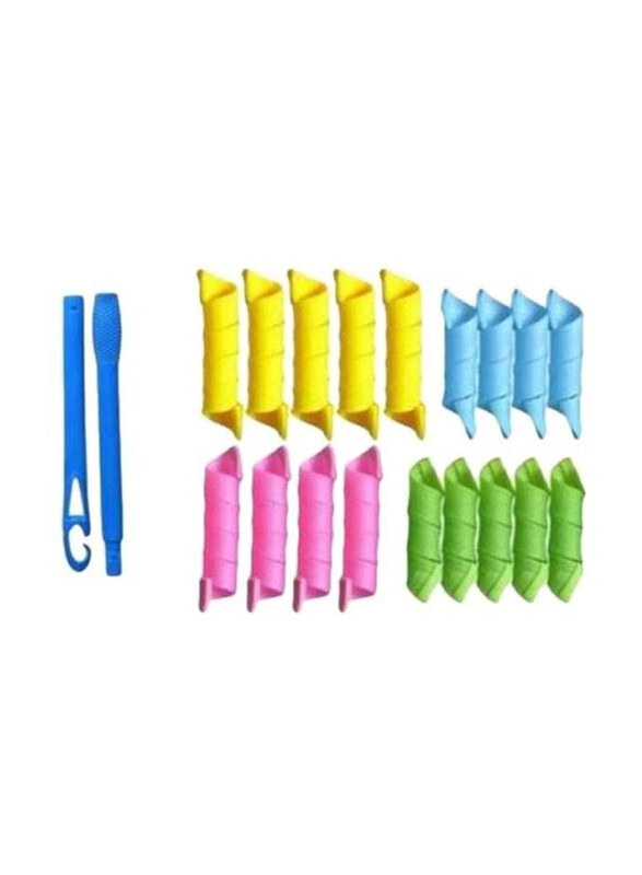 

As Seen On TV 20-Piece Magic Leverag Hair Curler Set, Multicolour