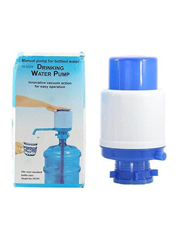 

Generic Drinking Manual Water Pump, Blue/White