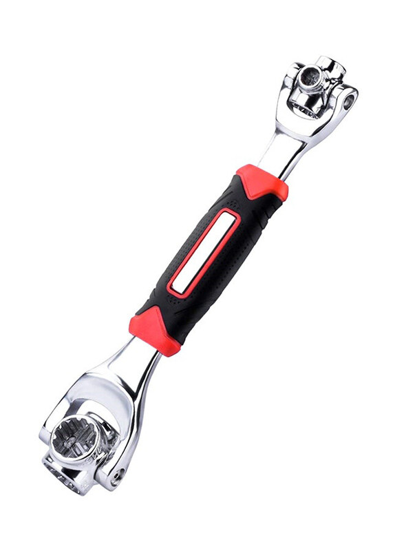 

Cabina Home 48-In-1 360-Degree Rotating Multi-Function Wrench, Red/Silver