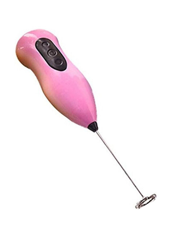 

Generic Electric Automatic Handheld Foam Maker Milk Frother, Pink/Black