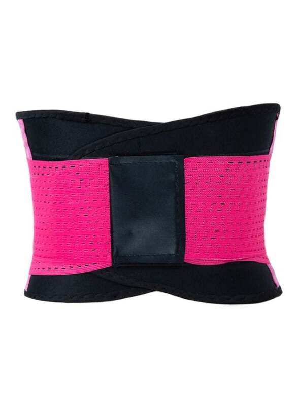 

Generic Waist Trainer Belt, X-Large, Pink Rose/Black