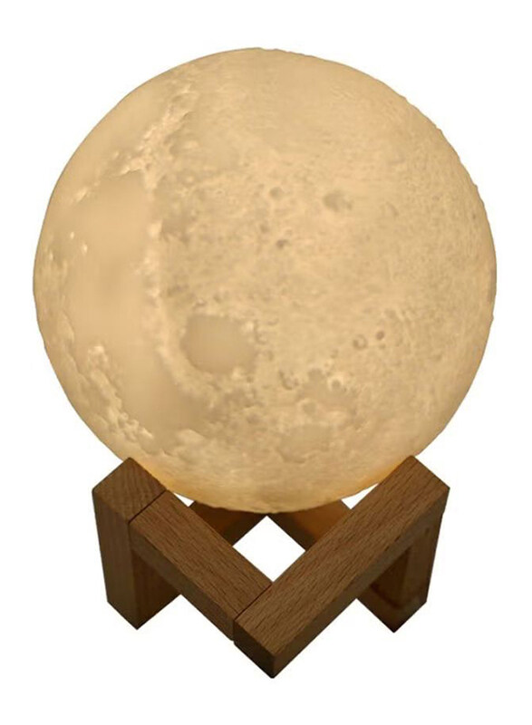 

Generic Moon Light Table Lamp, Beige/Brown