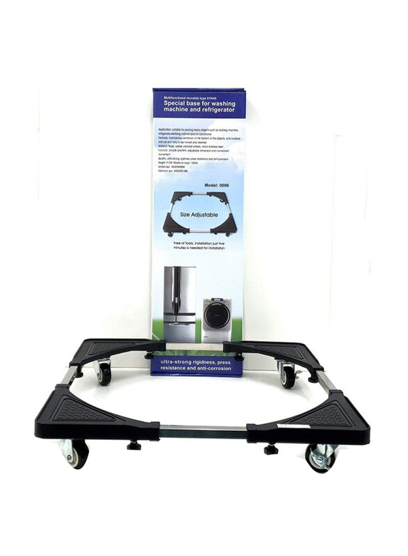 

Artc Heavy Duty Washing Machine and Refrigerator Adjustable Stand, 0096, Black