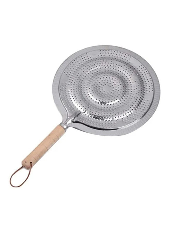 

SimmerMat Heat Diffuser With Wooden Handle Silver/Beige