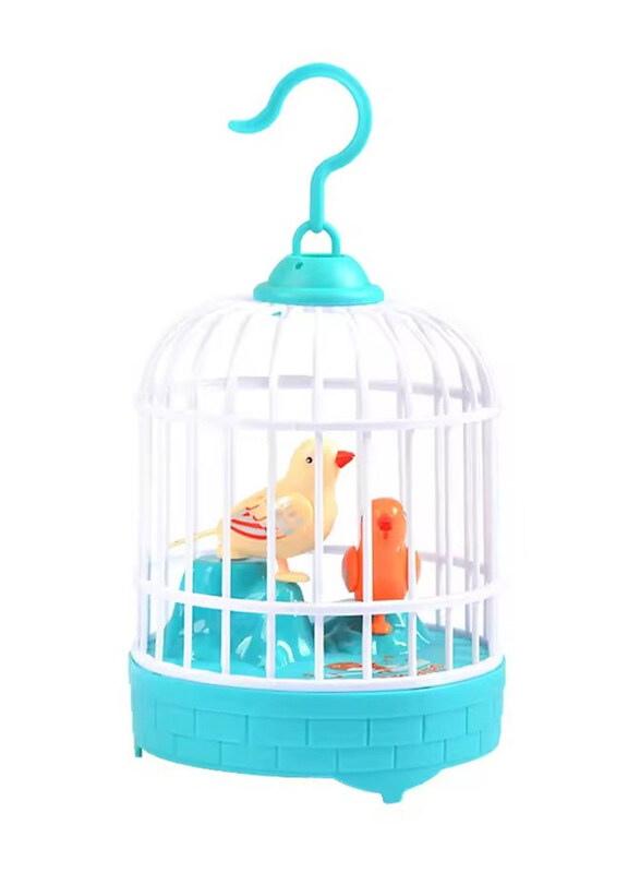 

Generic Pets Hanging & Chirping Bird Sounds Cage Toy, Multicolour