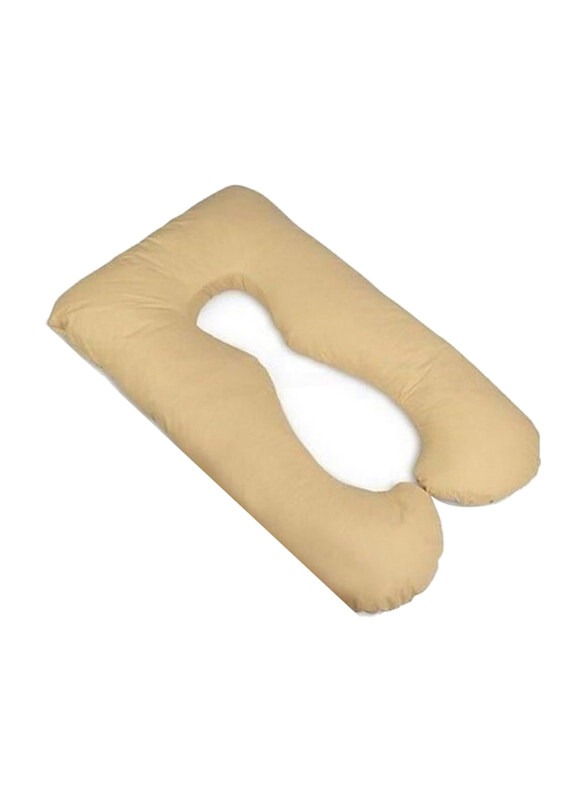 

Generic U-Shaped Standard Maternity Cotton Pillow, 80 x 120cm, Beige