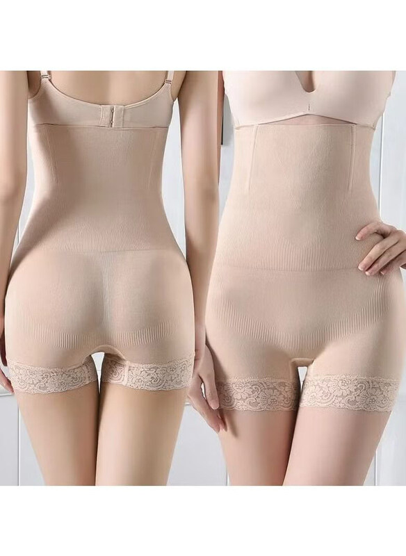 

Generic Women's Shapewear Seamless High Waist Body Shaper, Beige, Small