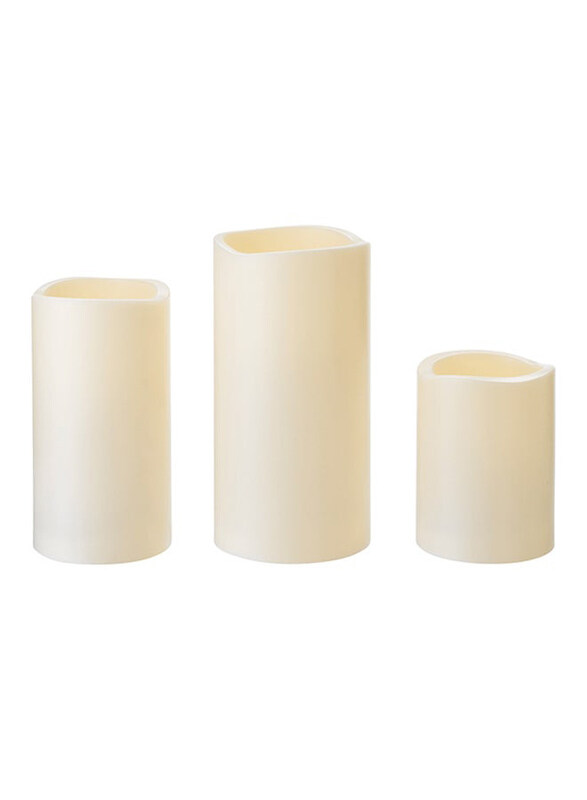 

Generic LED Block Candle Light, 3 Pieces, Yellow