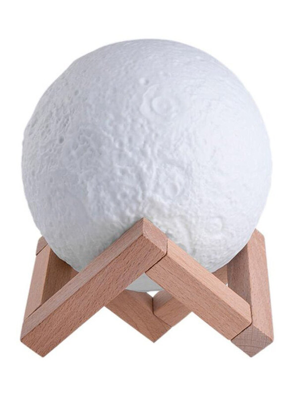 

Beauenty 3D USB LED Moon Lamp with Stand, White