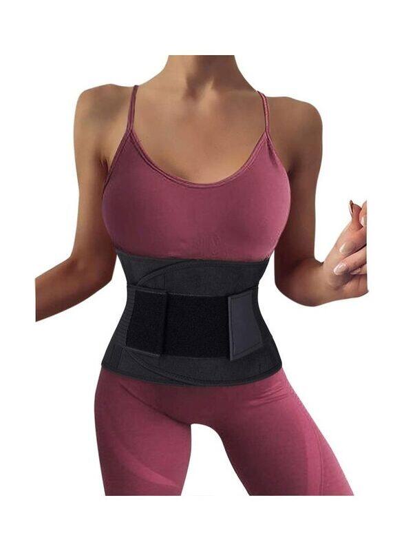 

XiuWoo Waist Trainer Belt Waist Trimmer Cincher Corset, Large, Black
