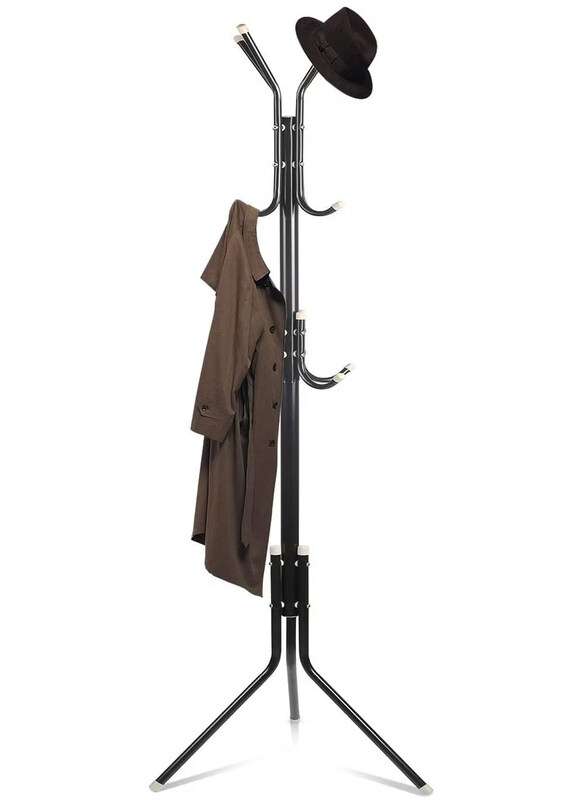 

DubaiGallery Multi-Purpose 6 Hook Coat Racks, Black
