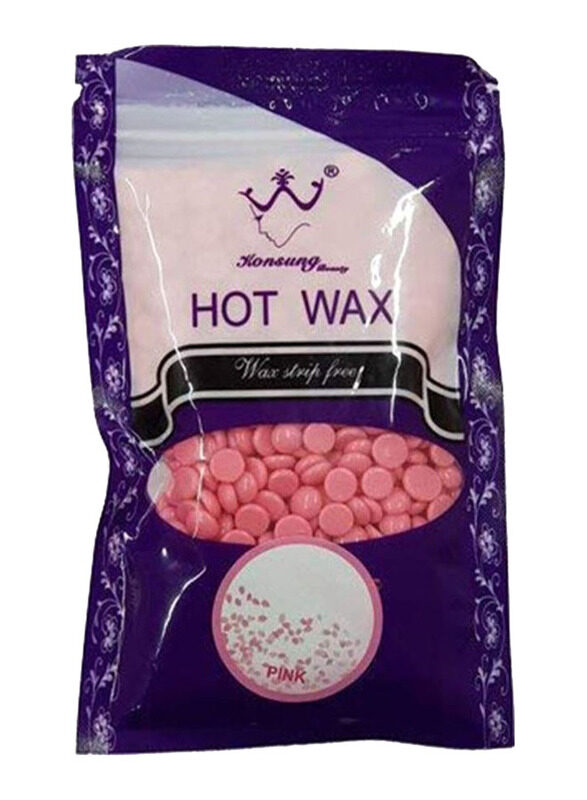 

Konsung Beauty Hair Removal Hard Hot Wax Beans, Pink