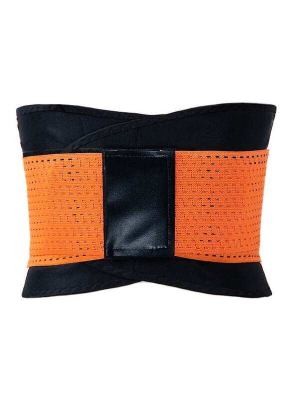 

Generic Waist Trainer Belt, Large, Orange/Black