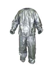 Sauna Slimming Suit, Small, Silver