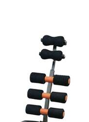 Six Pack Care Exercise Machine With Pedal, 15 kg, Black/Orange