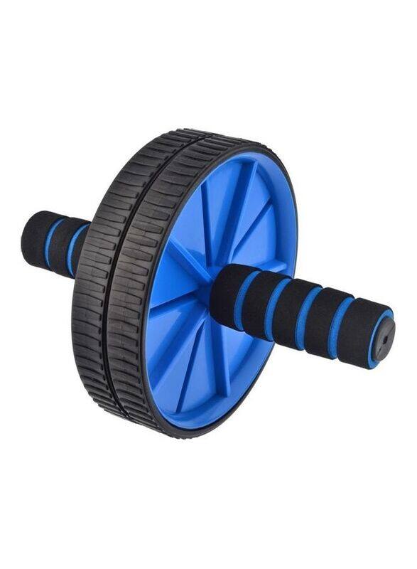 

Generic Wheel Hand Pusher Ab Roller, 2 Piece, Blue/Black