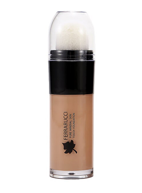 

Ferrarucci Pure Mineral Skin Touch Medium SPF Foundation Cream, FFM08, Brown