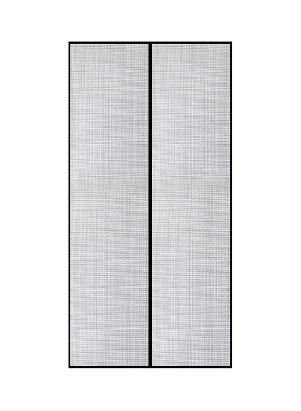 

Generic Magnetic Screen Mesh Curtain, Grey/Black
