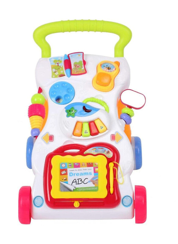 

Hunger Sit-to-Stand Learning Walker Tenlso Baby Walking Toys, Multicolour