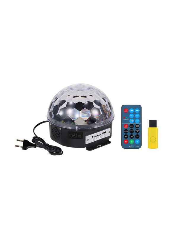 

Tomshine Mini Rotating Magic Ball LED Light, Black