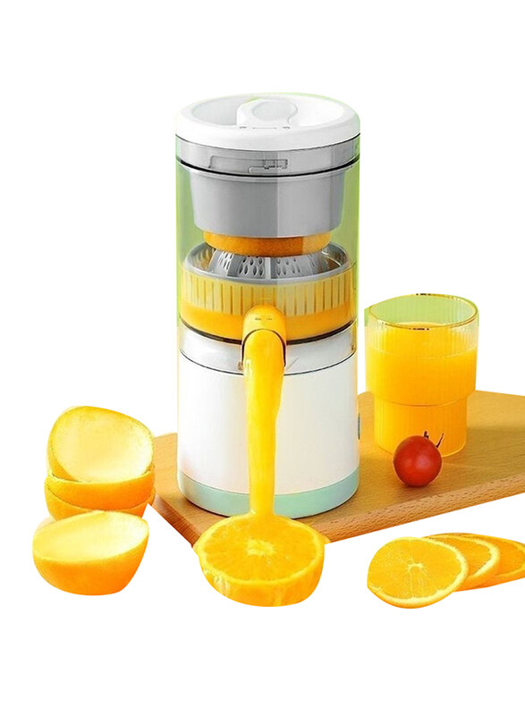 

DubaiGallery Wireless Slow Juicer Automatic Orange Lemon Juicer USB Charging Juices Separ, 45W, Clear