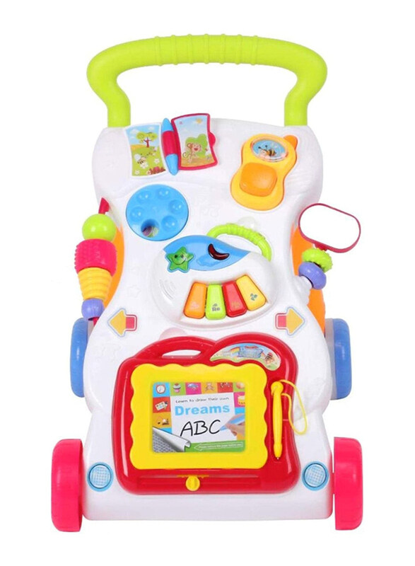 

Hunger Science Educational Interactive Learning Walker for Children Kids Baby Toddler, Multicolour