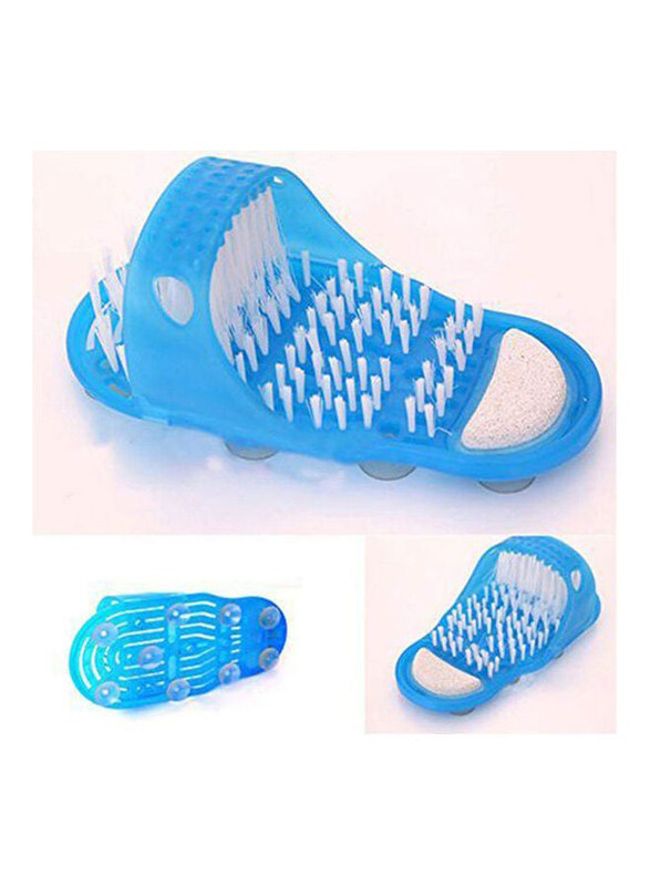 

Generic Easy Feet Cleaner Slipper, Blue, One Size