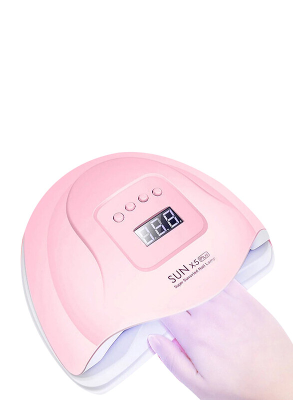 

Sun Nail Dryer Womdee UV Gel Nail Lamp Gel Nail Polish LED UV Light Professional Nail Art Tools Accessories with 3 Timer Setting, 48W, Pink