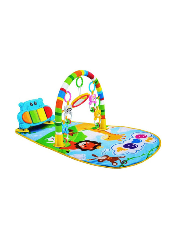 

Generic Piano Play Gym Mat With Melodies Rattle, Multicolour