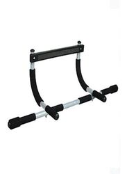 Multifunctional Door Gym Pull Up Bar, Black/Grey