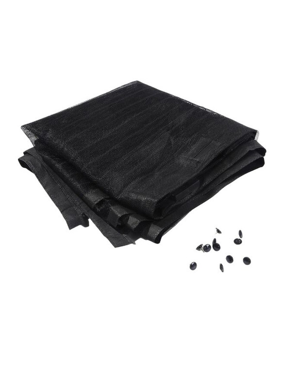 

Generic New Magnetic Fastening Hands Free Insect Screen Magic Curtain Door Mesh, Black