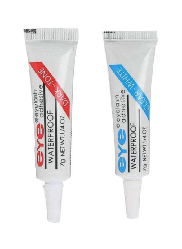 

Eye Eyelashes Adhesive, 2 Pieces, Clear