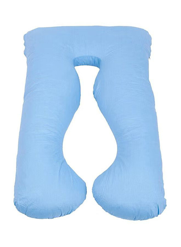 

Generic U-Shaped Maternity Cotton Pillow, Blue