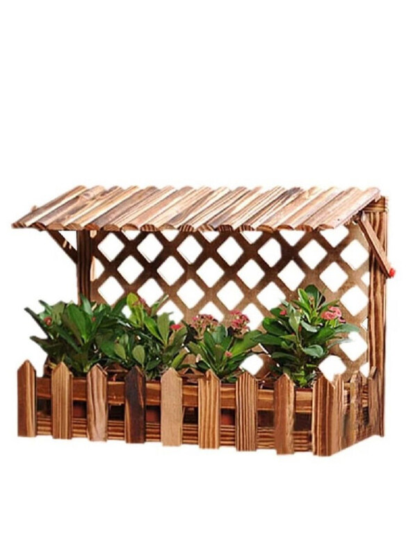

DubaiGallery Wall Hanging Flower Basket, Brown