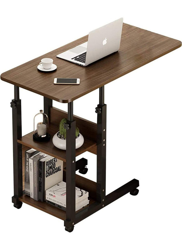 

DubaiGallery Contemporary Coffee Table Decor with Storage, Brown/Black