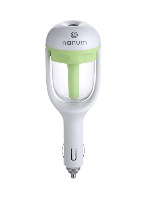 

Nanum Car Plug Air Humidifier, White/Green