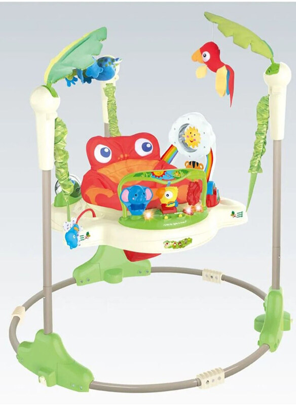 

Generic Compact Design Baby Jumper Walker with Activity Seat and Removable Rattle Toys, Multicolour
