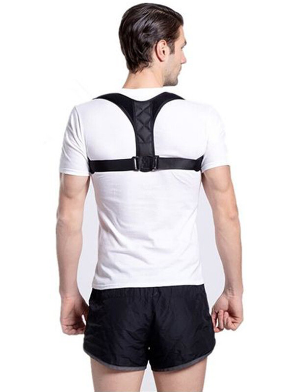 

Generic Unisex Universal Design Adult Posture Corrector, CDH2414918, 68g, Black