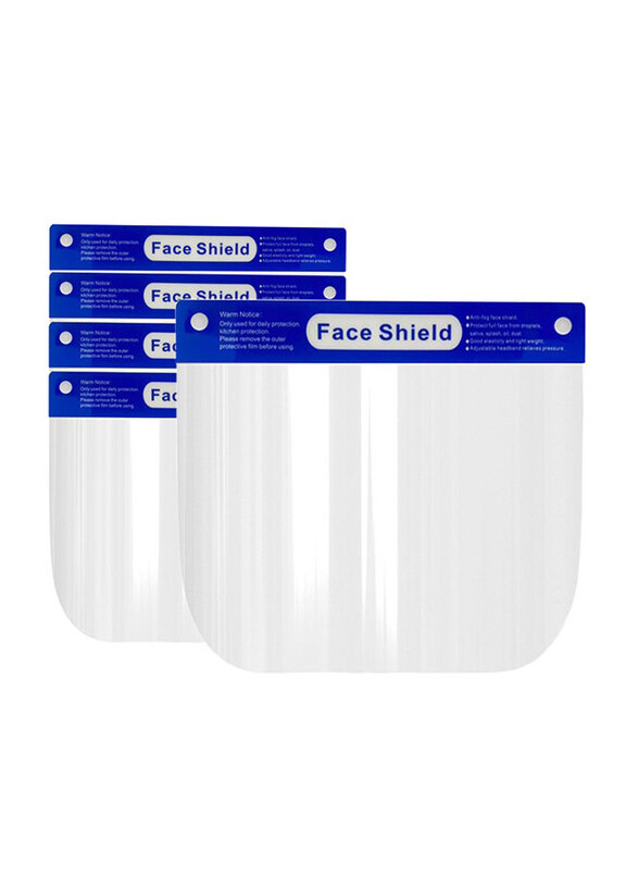 

Generic Dustproof Adjustable Safety Full Face Shield, Clear, 5 pieces