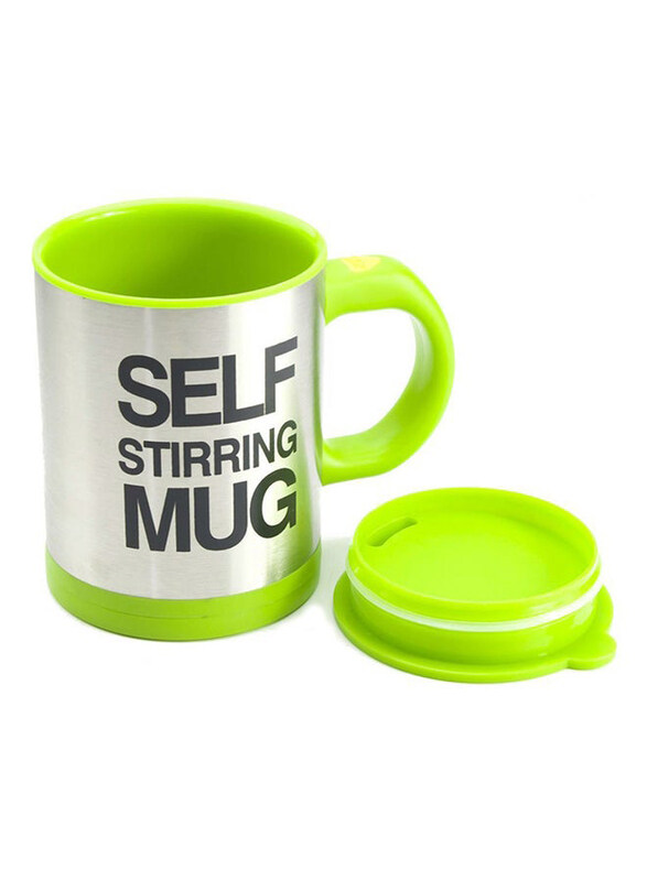 

Generic 400ml Self Stirring Mug, Green