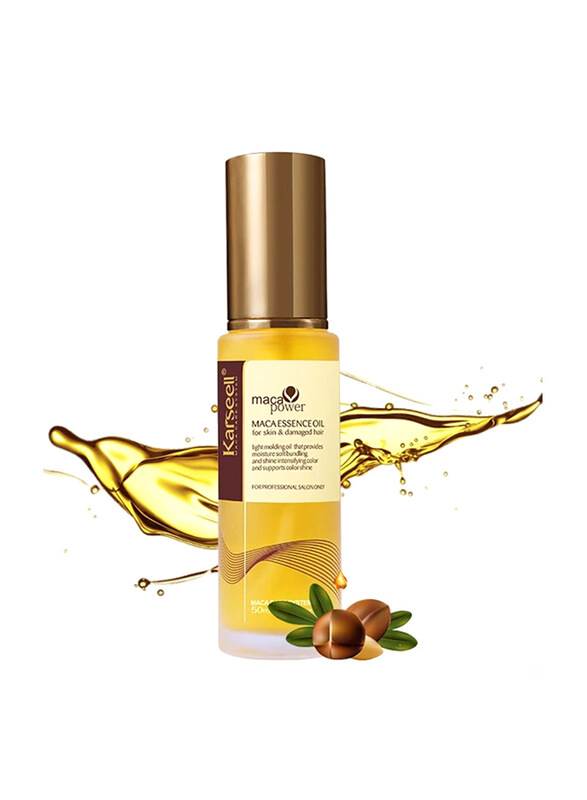 

Karseell Moroccan Argan Oil Healing Cold-Pressed Weightless Hair Serum for Damaged Hair, 50ml