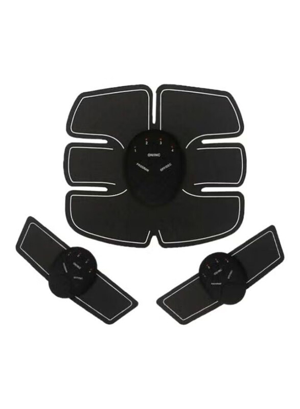 

Generic 3-Piece Abdominal Muscle Toner Kit, Black