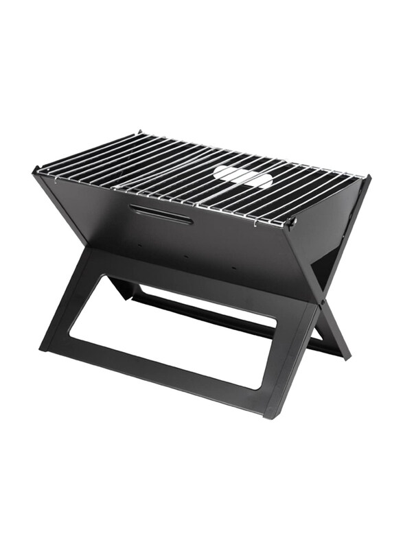 

Generic Portable X Shape Foldable Charcoal Grill, Black