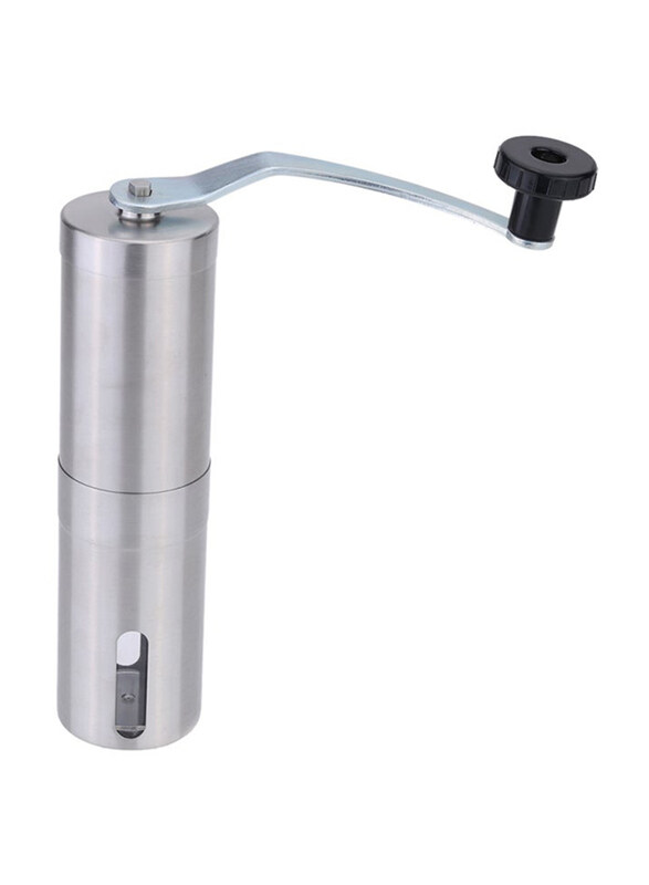 

Generic Stainless Steel Manual Coffee Bean Grinder, H1545, Silver