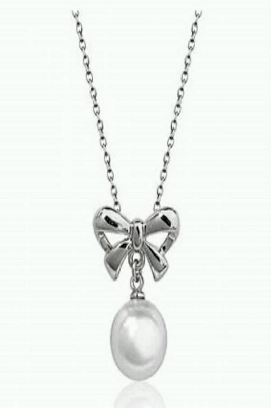 

Generic Classic Crystal Necklace for Women, Silver