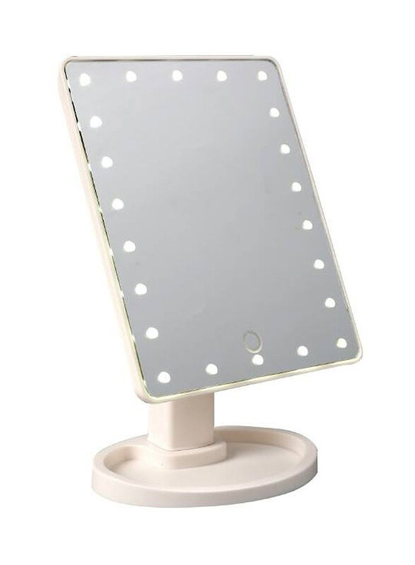 

Generic Make Up Mirror with LED Lights, White